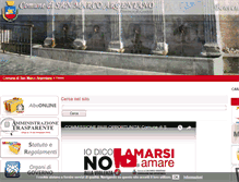 Tablet Screenshot of comune.sanmarcoargentano.cs.it